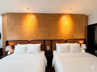 Quadruple Room with Balcony — Hanoi Spoon Boutique Hotel